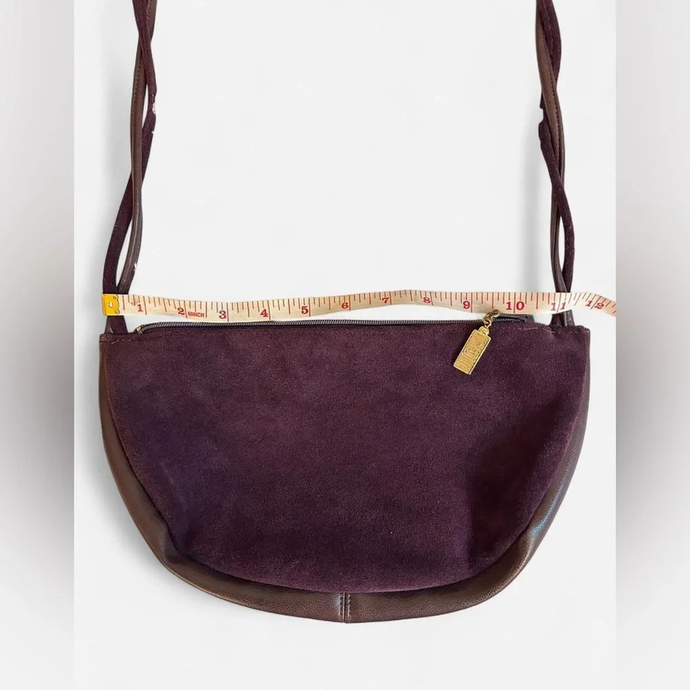 Vintage Margolin Suede Deep Purple Handbag - Picture 8 of 9
